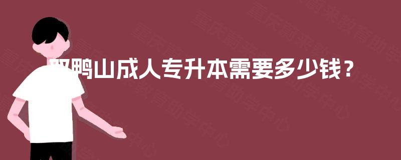 双鸭山成人专升本需要多少钱？