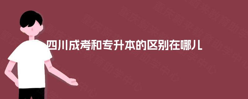 四川成考和专升本的区别在哪儿