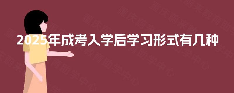 2025年成考入学后学习形式有几种