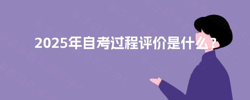 2025年自考过程评价是什么？