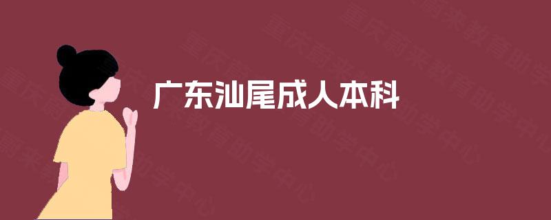 广东汕尾成人本科